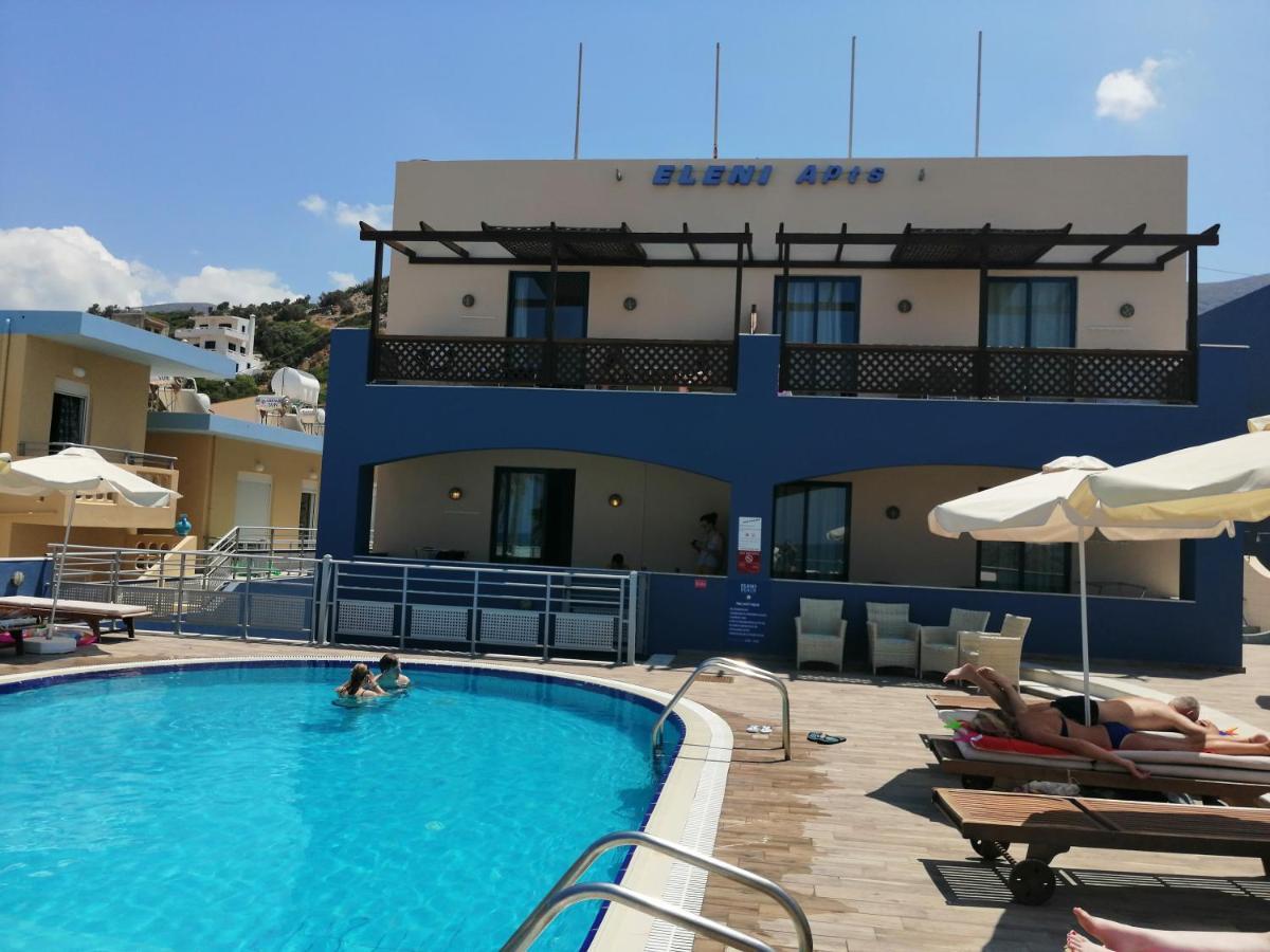 Eleni Beach Apartment สตาลิดา ภายนอก รูปภาพ